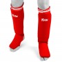 Fairtex SPE1 Защита Голени "Elastic Shin Pads" Тайский Бокс Красный